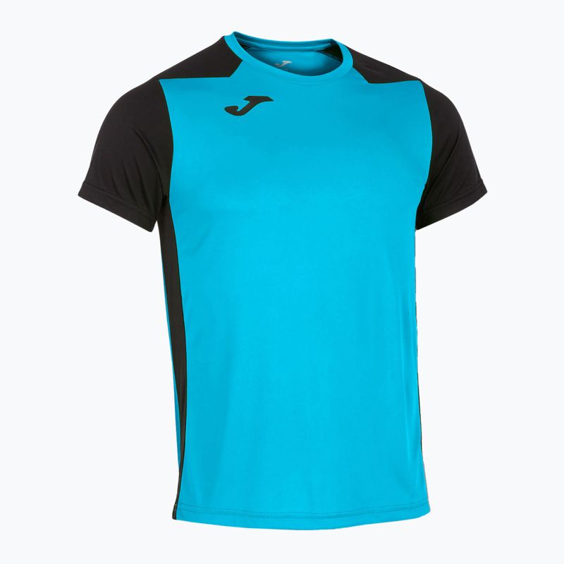 Maglia da corsa Joma Record II fluor turchese/navy da uomo 9