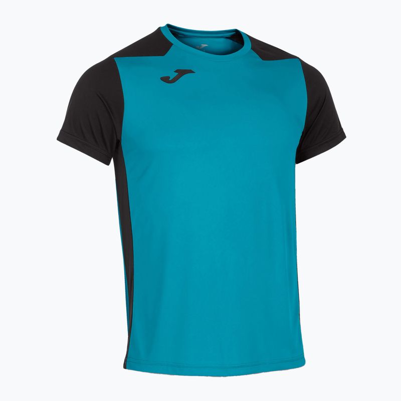 Maglia da corsa Joma Record II turchese nera da uomo 9