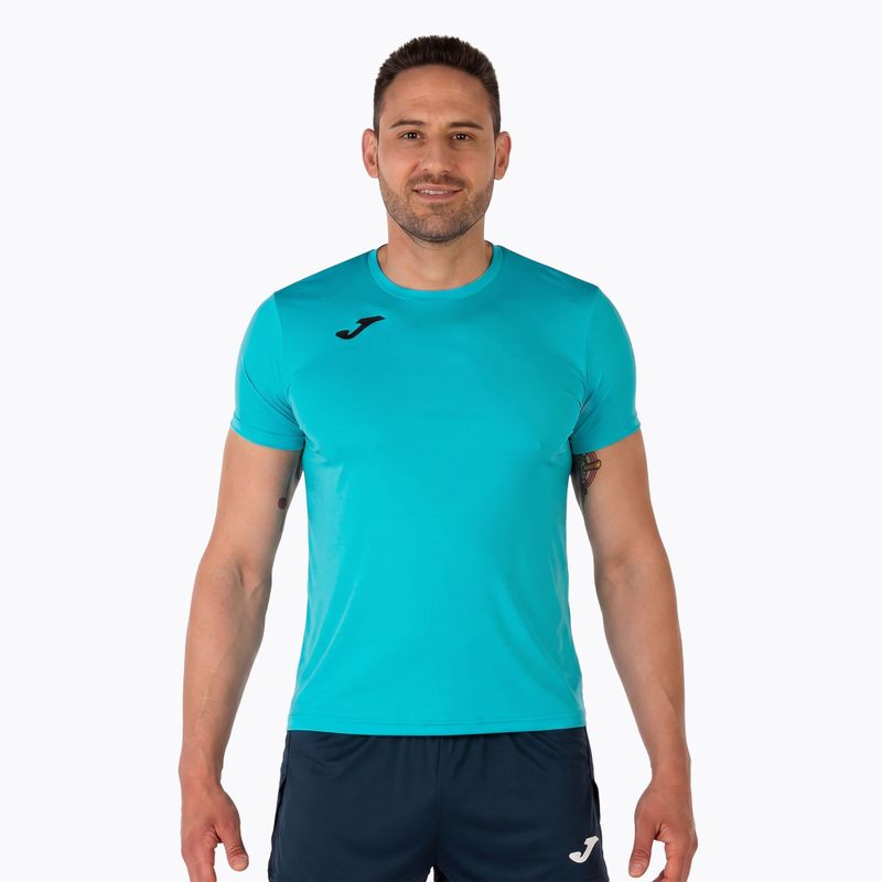 Maglia da corsa Joma Record II fluor turchese da uomo 12
