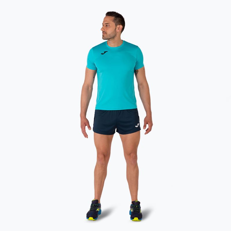 Maglia da corsa Joma Record II fluor turchese da uomo 2