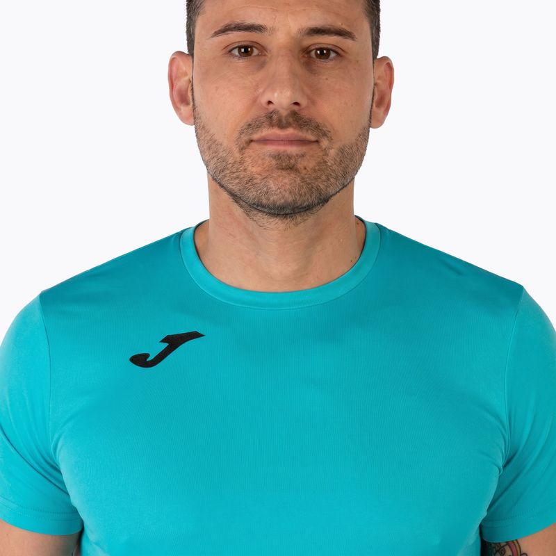 Maglia da corsa Joma Record II fluor turchese da uomo 15