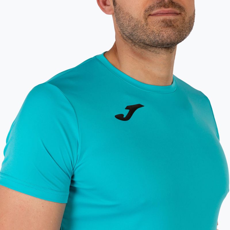 Maglia da corsa Joma Record II fluor turchese da uomo 7