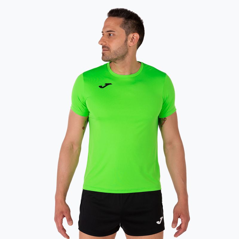 Maglia da corsa Joma Record II fluor verde uomo