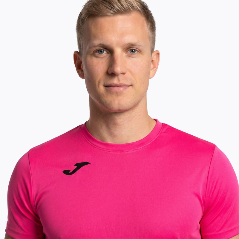Maglietta da corsa Joma Record II fluor rosa da uomo 13