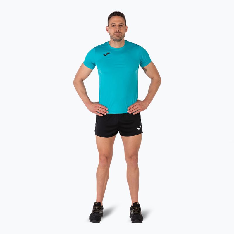 Maglia da corsa Joma Record II turchese da uomo 2