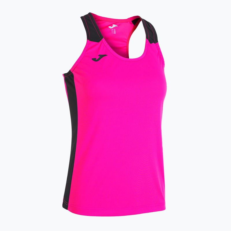 Canotta Joma Record II donna fluor rosa/nero da corsa 6