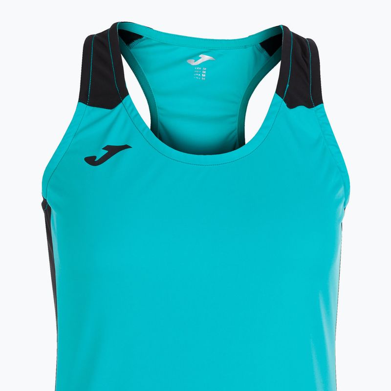Canotta Joma Record II Donna Maglia da corsa turchese/nera 5