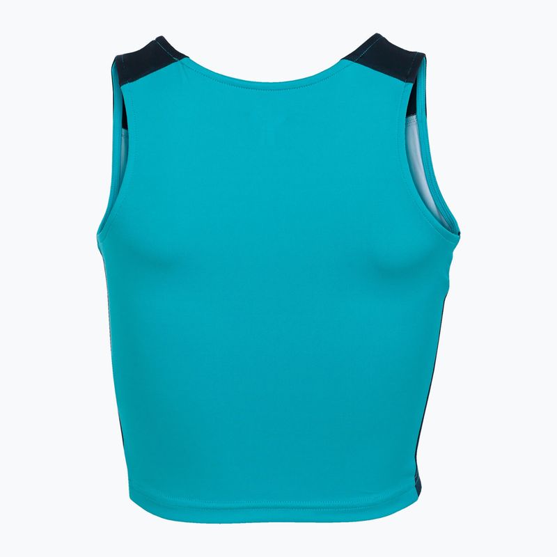 Maglia da corsa Joma Record II Top donna turchese/navy 2
