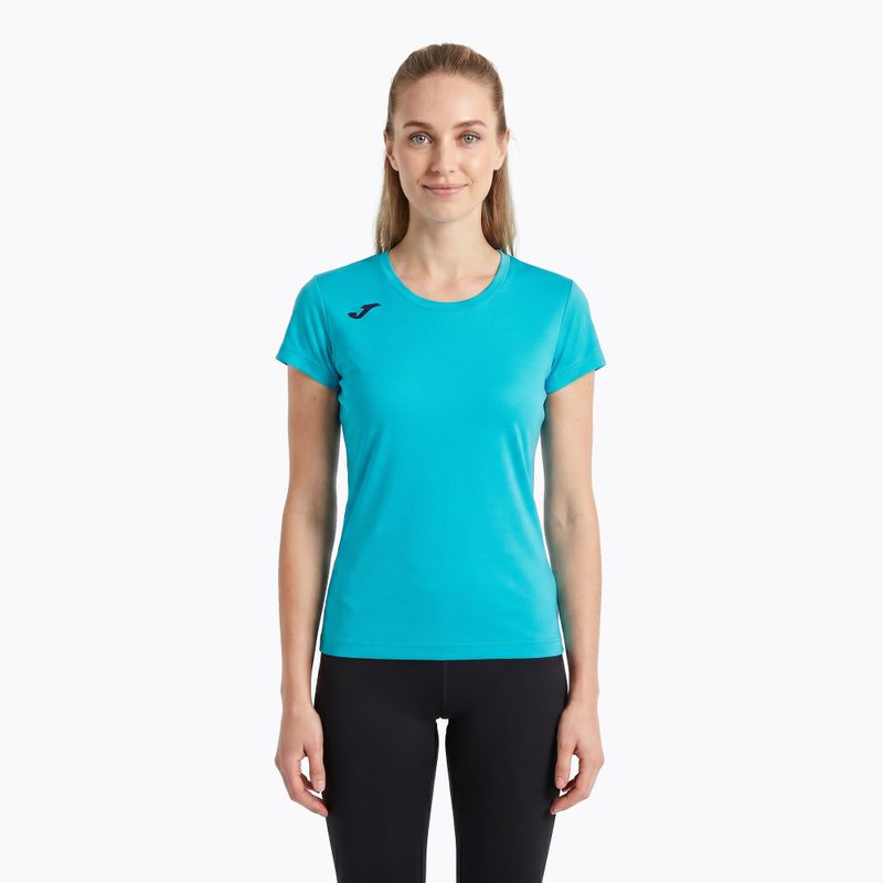 Maglia da corsa Joma Record II fluor turchese da donna