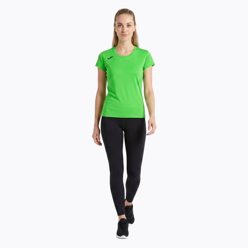 Maglia da corsa Joma Record II fluor verde donna 2