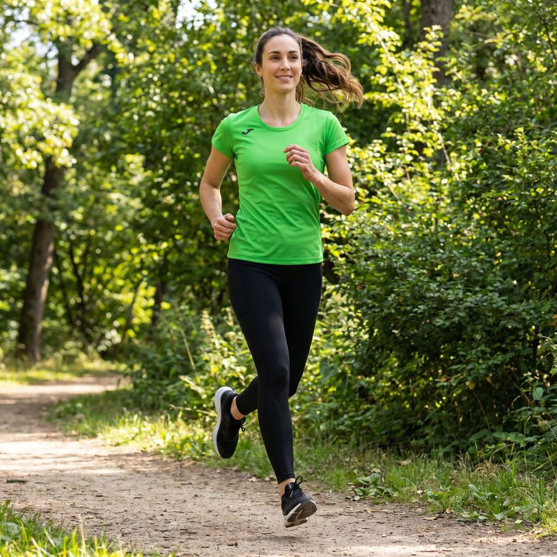 Maglia da corsa Joma Record II fluor verde donna 8