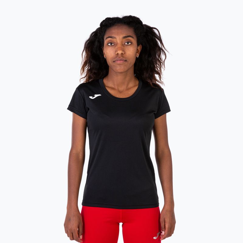 Maglia da corsa Joma Record II da donna, nero 2
