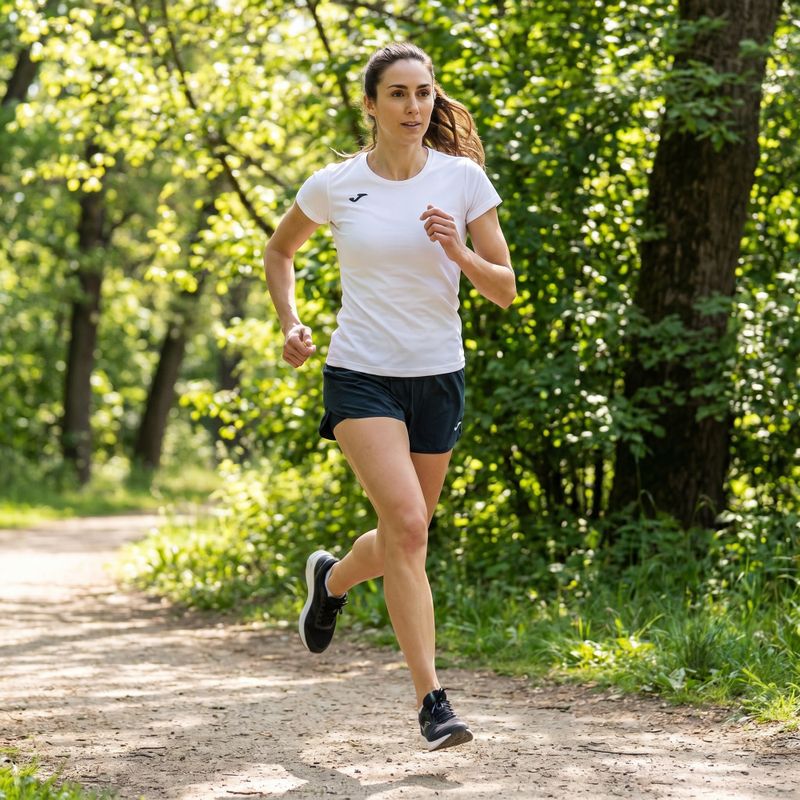 Maglia da corsa Joma Record II da donna, bianco 6