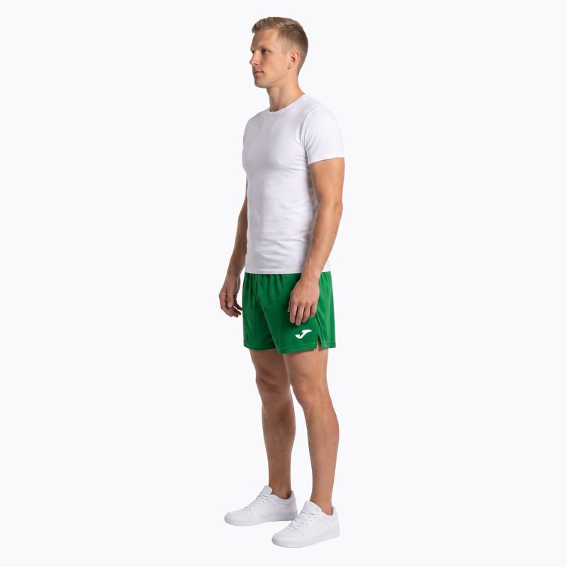 Pantaloncini da corsa Joma Record II da uomo, verde 4