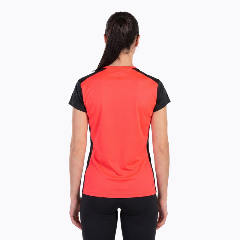 Maglia da corsa Joma Record II fluor coral/nero da donna 17