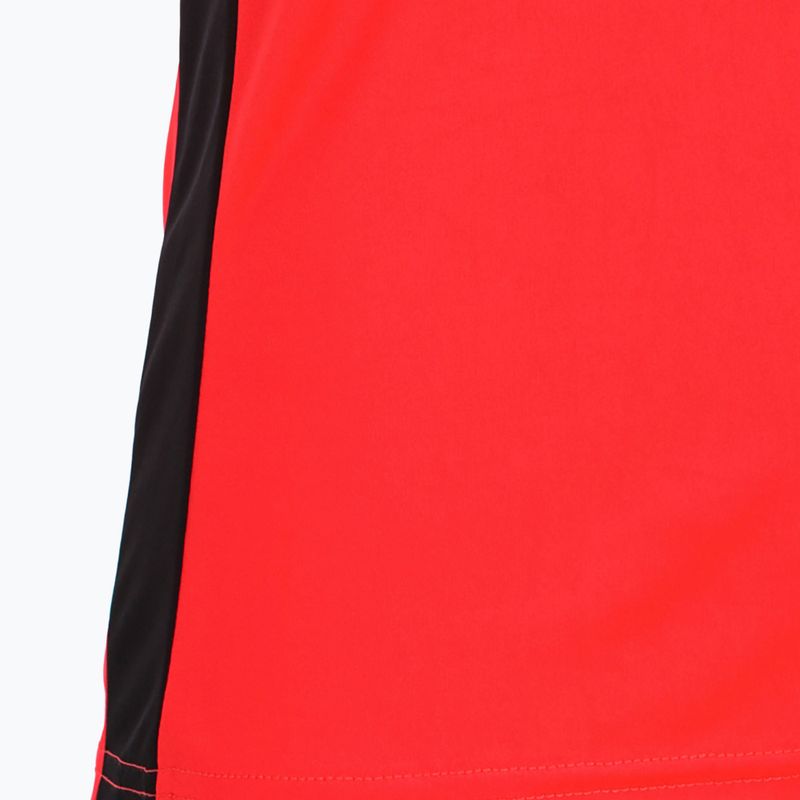 Maglia da corsa Joma Record II fluor coral/nero da donna 10