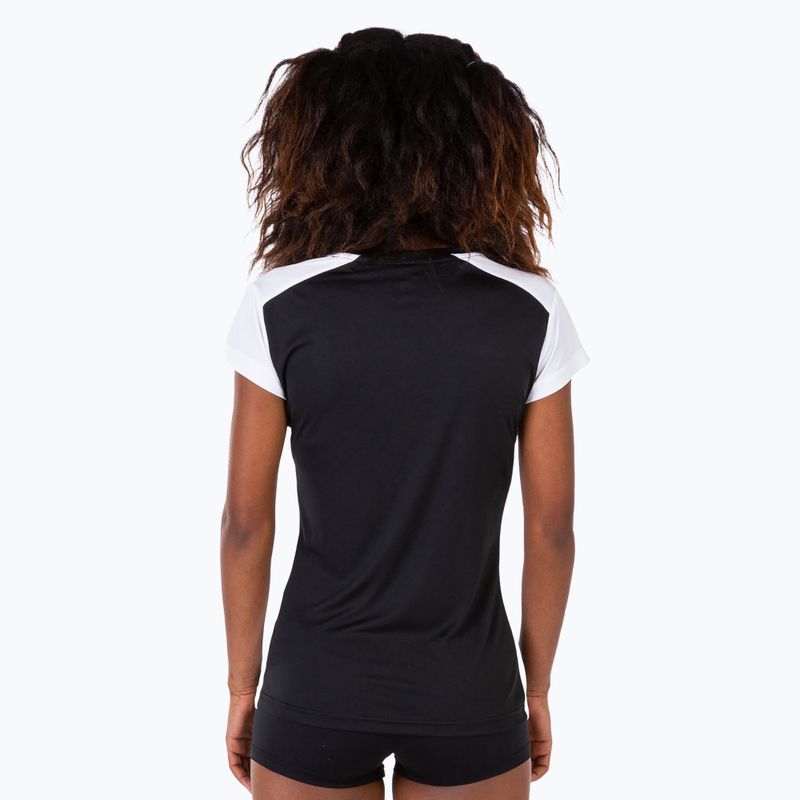 Maglia da corsa Joma Record II donna nero/bianco 3