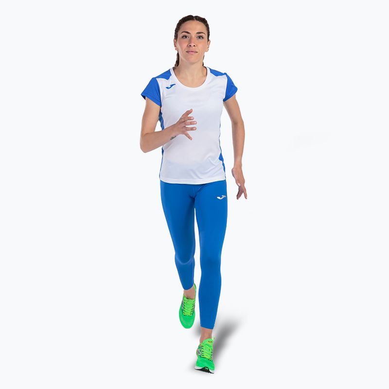 Maglia da corsa Joma Record II donna bianco/royal 3