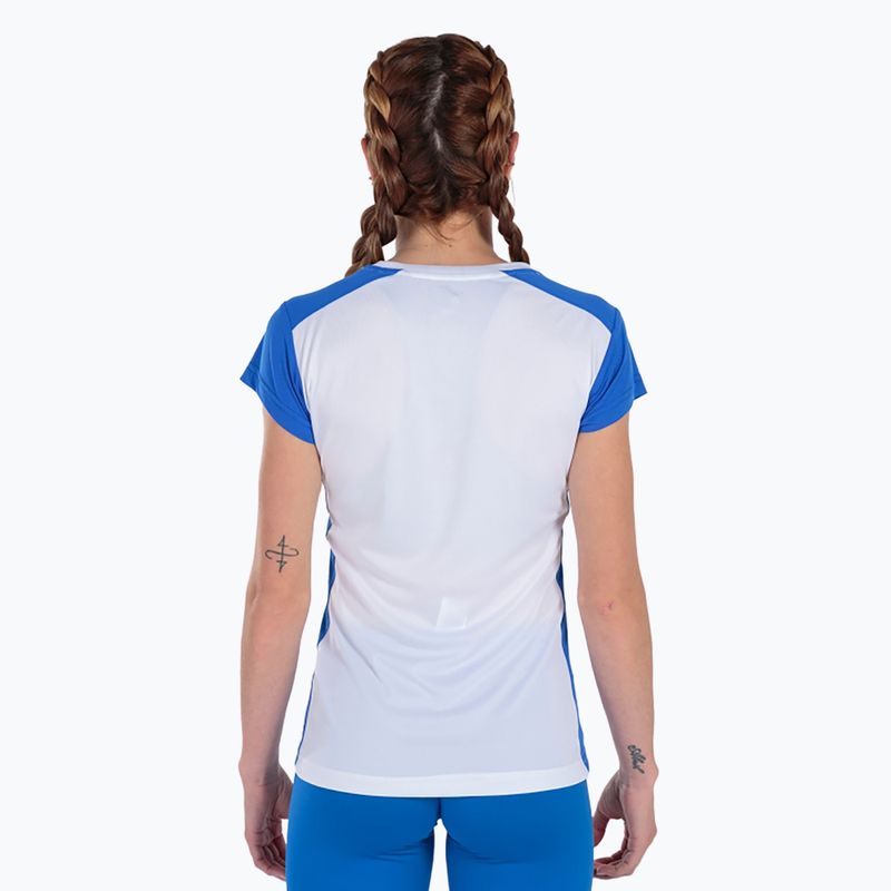 Maglia da corsa Joma Record II donna bianco/royal 4