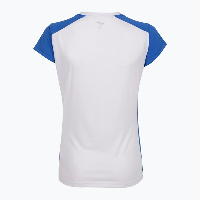 Maglia da corsa Joma Record II donna bianco/royal 7
