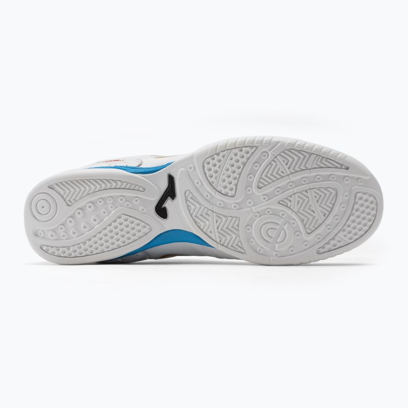 Scarpe da calcio Joma Top Flex IN bianco/oro 4