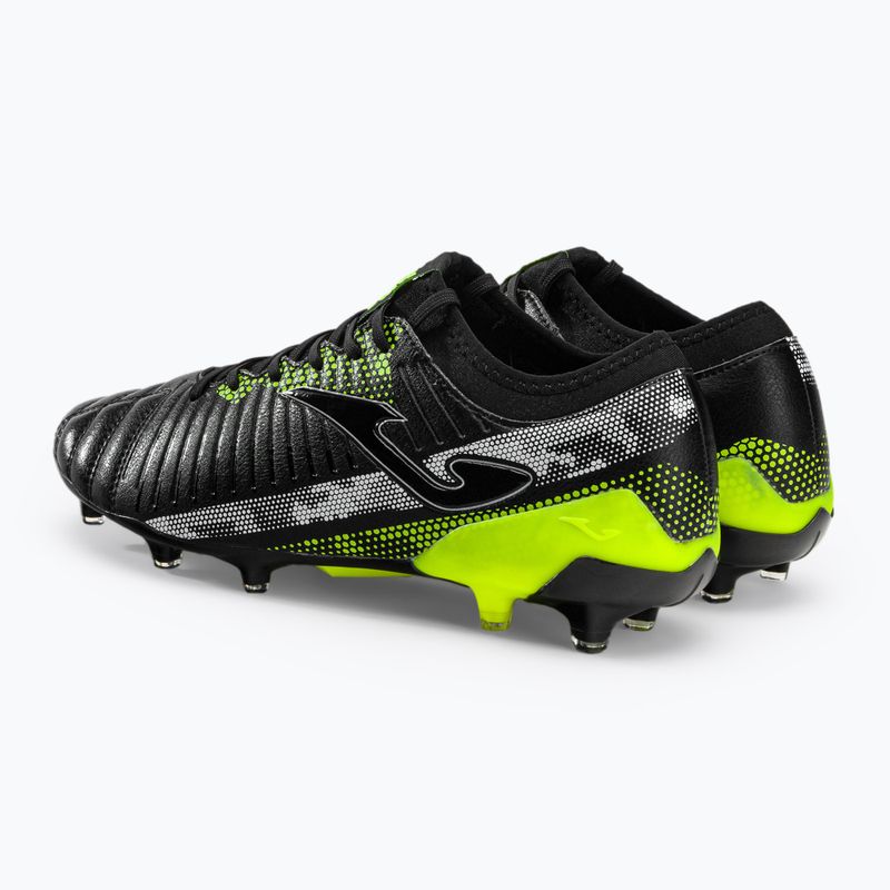 Scarpe da calcio Joma Propulsion Cup FG nero/limone fluor uomo 3