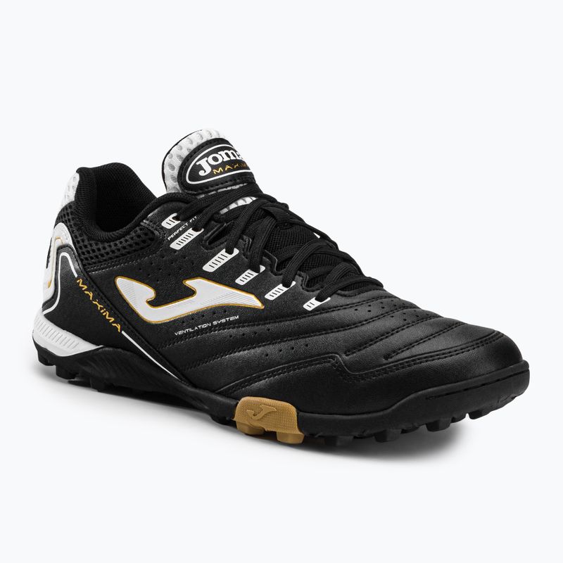Scarpe da calcio Joma Maxima TF da uomo, nero