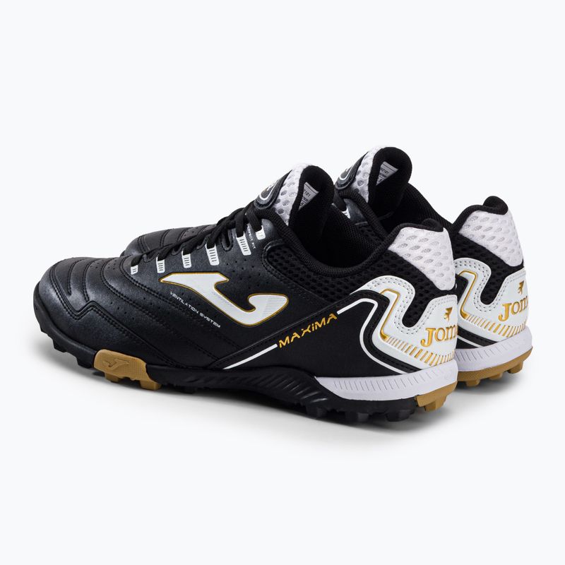 Scarpe da calcio Joma Maxima TF da uomo, nero 3