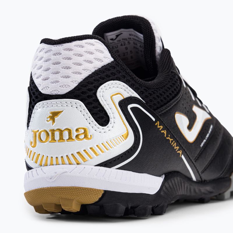 Scarpe da calcio Joma Maxima TF da uomo, nero 9