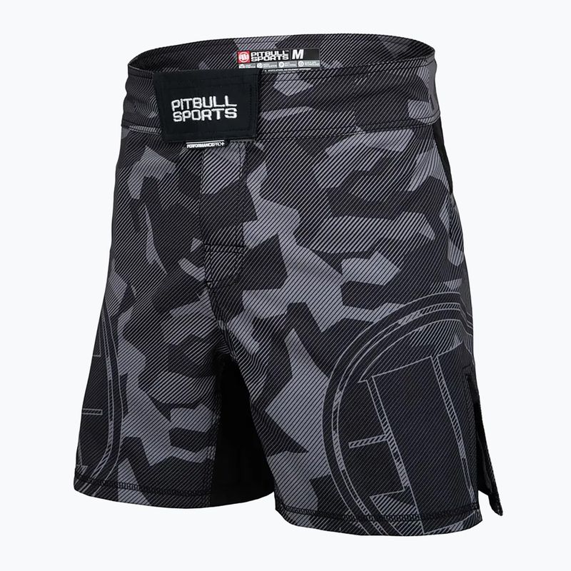Pantaloncini da grappling da uomo Pitbull West Coast Grappling Dillard grigio