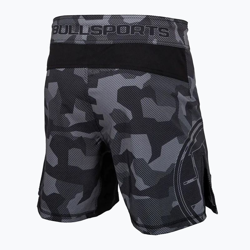 Pantaloncini da grappling da uomo Pitbull West Coast Grappling Dillard grigio 2