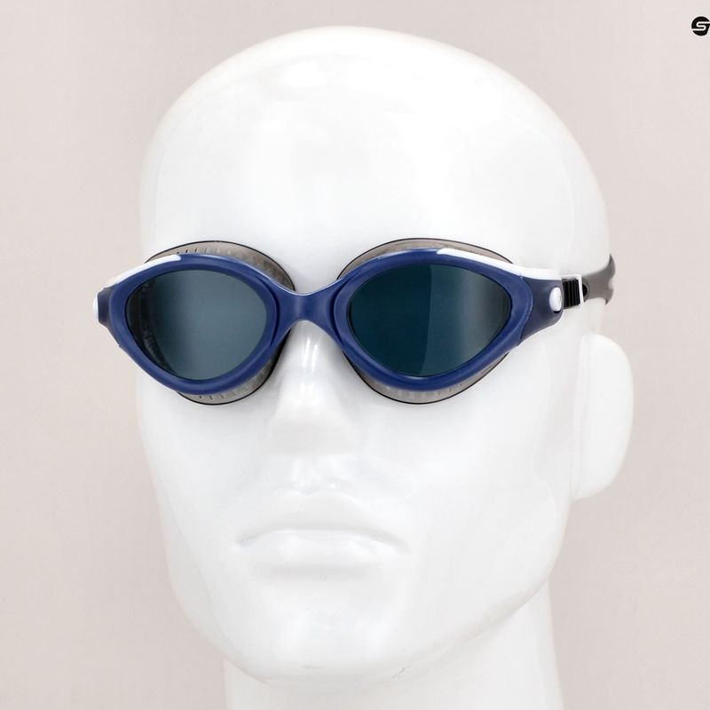 Occhialini da nuoto Speedo Futura Biofuse Flexiseal Dual Female nero/marino/bianco/fumo 7