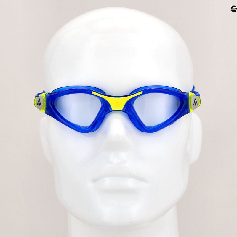 Occhialini da nuoto per bambini Aquasphere Kayenne 2022 blu/giallo/chiaro 7