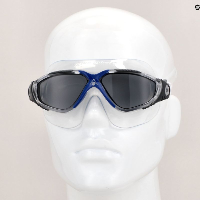 Maschera Aquasphere Vista trasparente/grigio scuro MS5050012LD 11