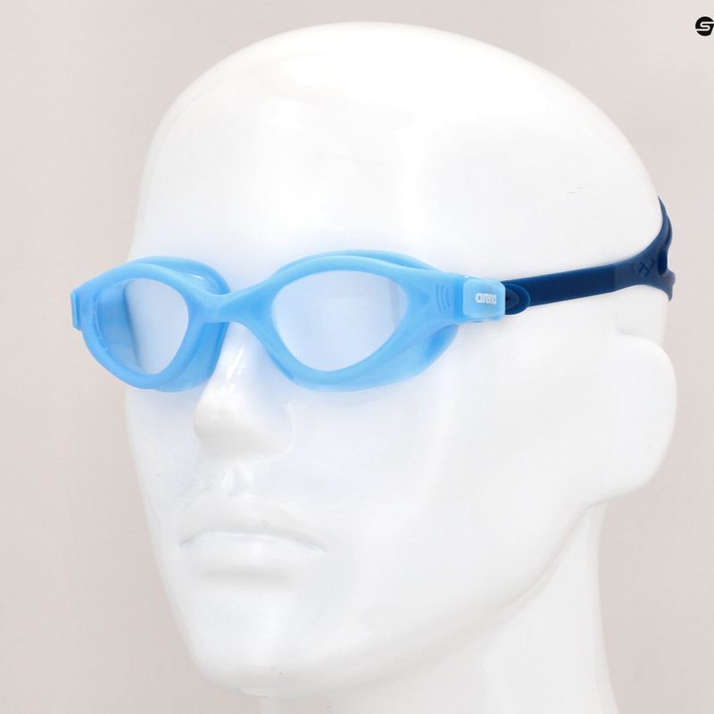 Occhialini da nuoto per bambini arena Cruiser Evo Jr chiaro/blu/blu 7