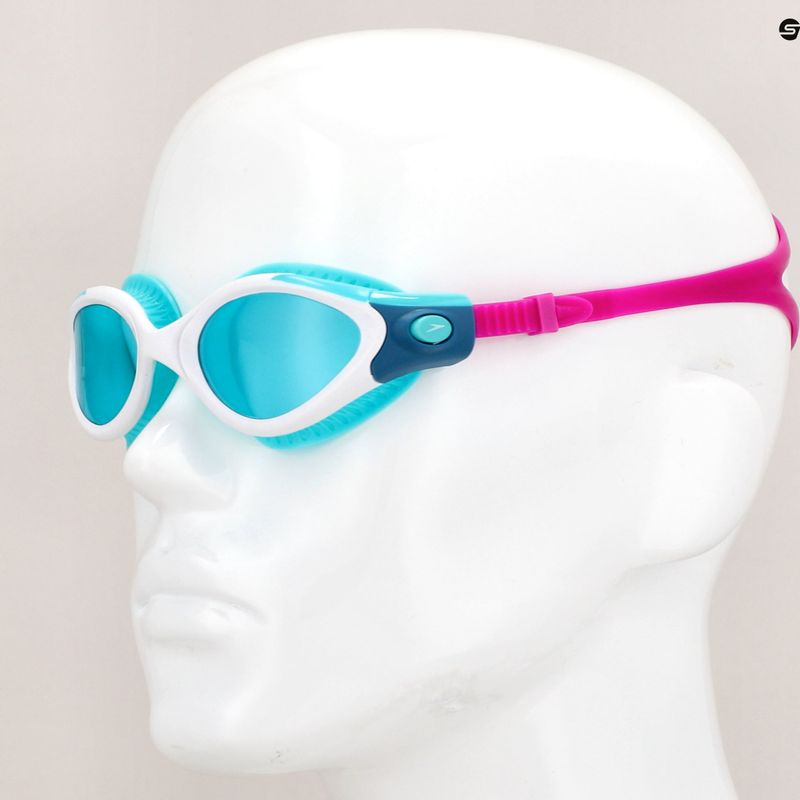 Occhiali da nuoto Speedo Futura Biofuse Flexiseal Dual Female diva/bianco/menta piperita 6
