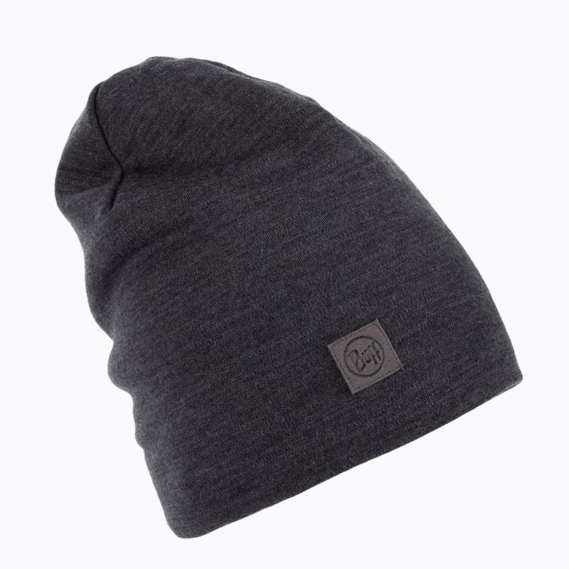 BUFF Berretto invernale in lana merino di peso elevato 2021 grigio pieno