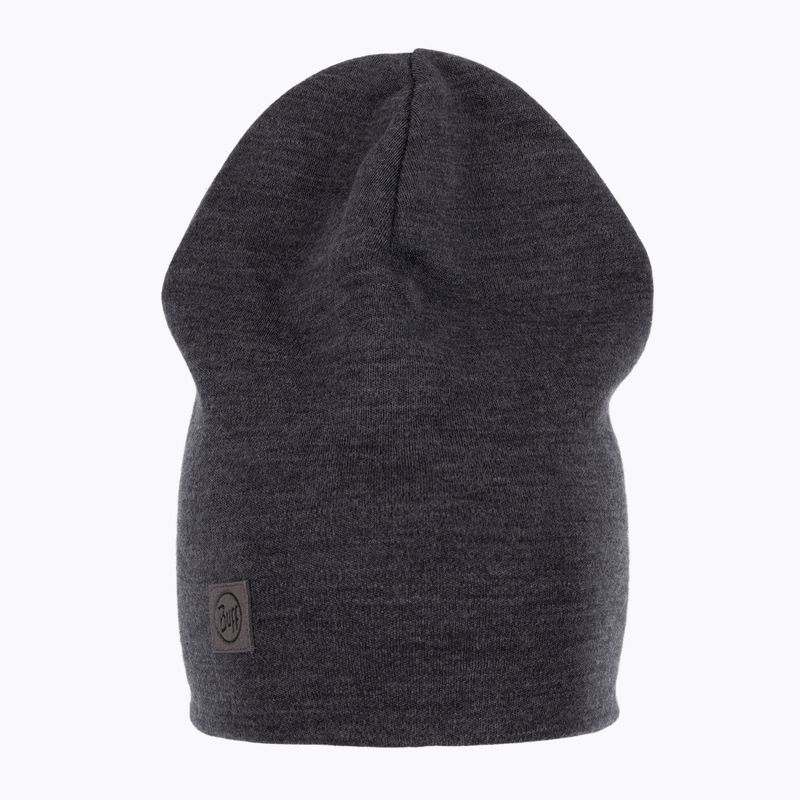 BUFF Berretto invernale in lana merino di peso elevato 2021 grigio pieno 2