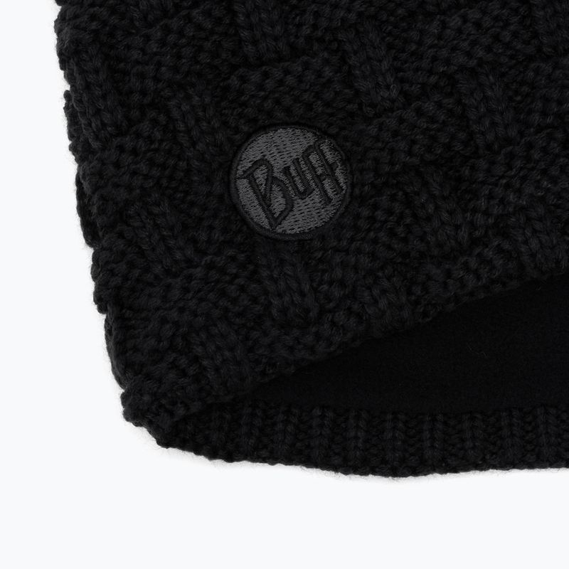 BUFF Snood in maglia e pile nero 3