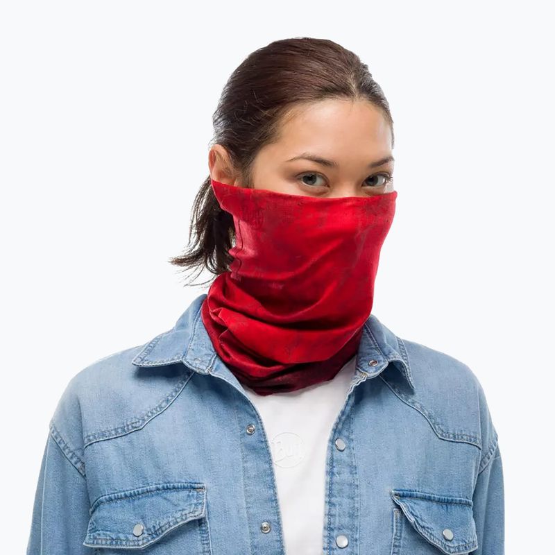 BUFF Original Ecostretch imbragatura multifunzionale katmandu rosso 7
