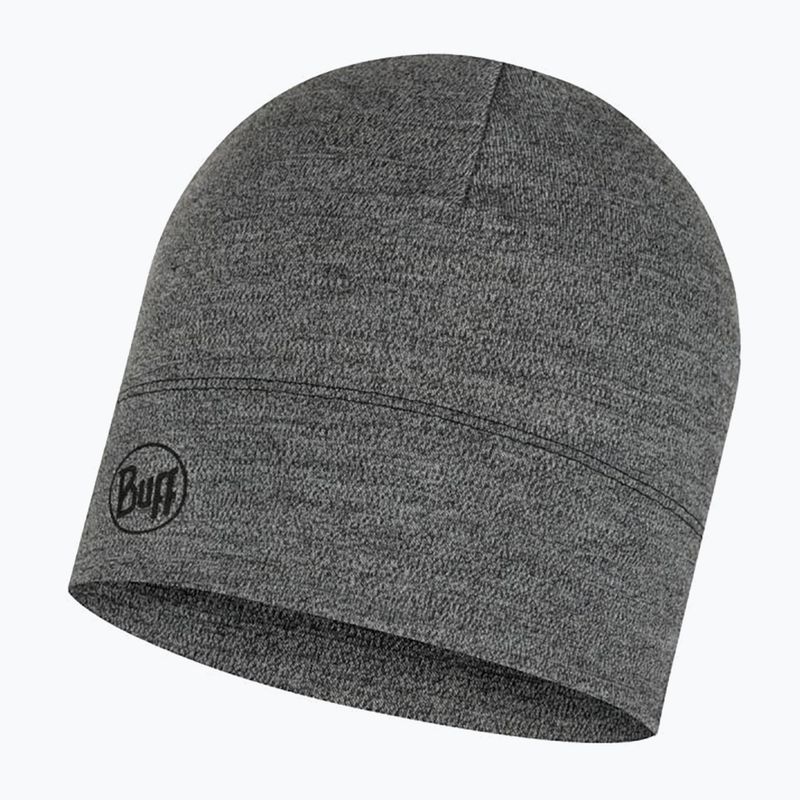 BUFF Berretto invernale in lana merino di peso medio grigio chiaro 4