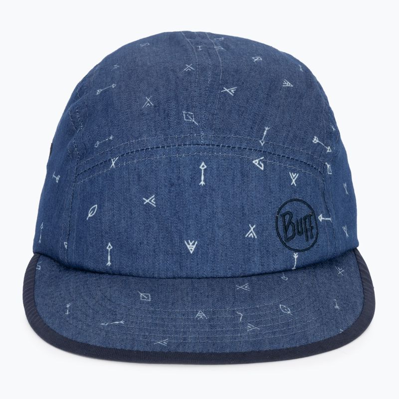 Cappellino con visiera da bambino BUFF 5 Panel arrows denim/denim 2