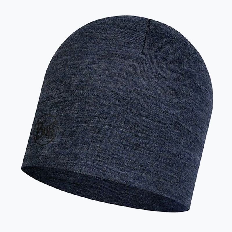 BUFF Berretto invernale di peso medio in lana merino blu notte 4