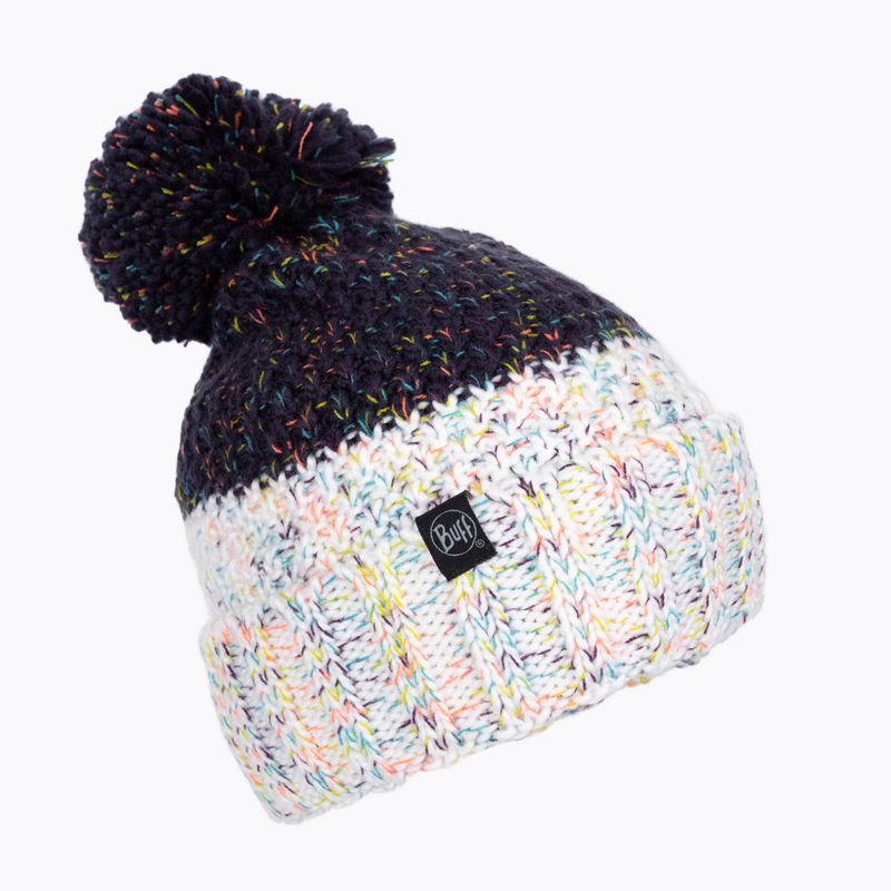 Berretto invernale BUFF in maglia e pile Janna blu notte