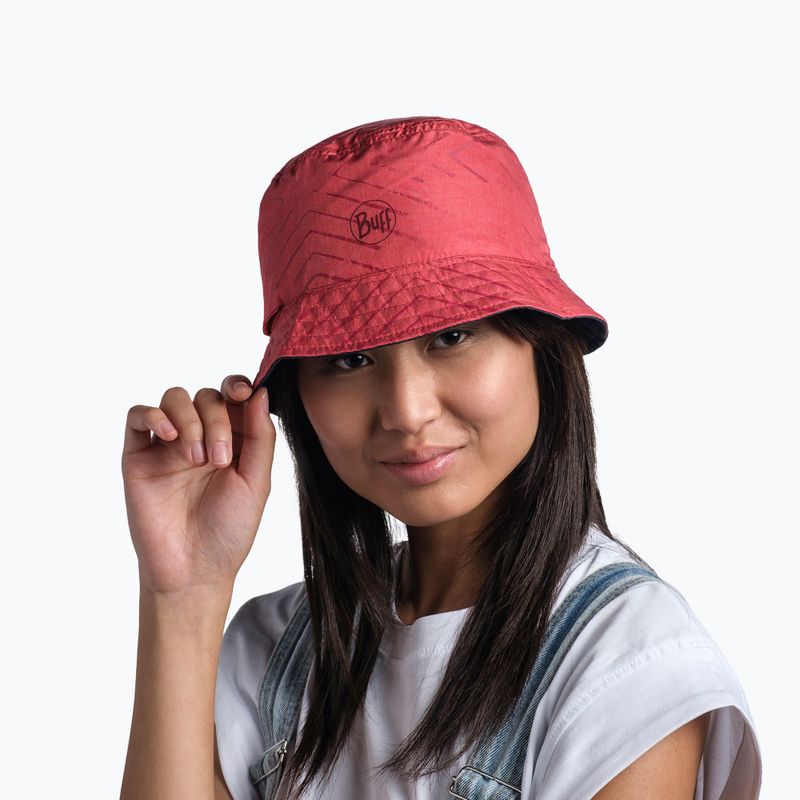 Cappello BUFF Travel Bucket collage red 5