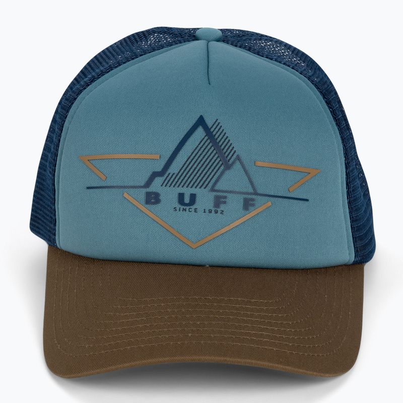 Cappellino con visiera BUFF Trucker stone blue 4