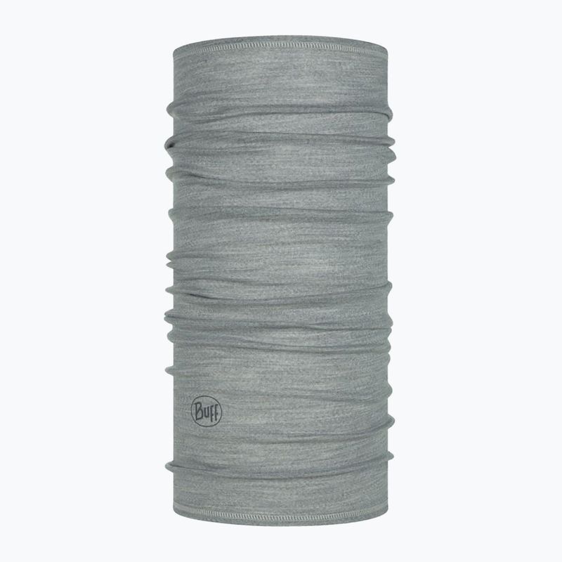 BUFF Imbragatura multifunzionale leggera in lana merino grigio chiaro solido 4