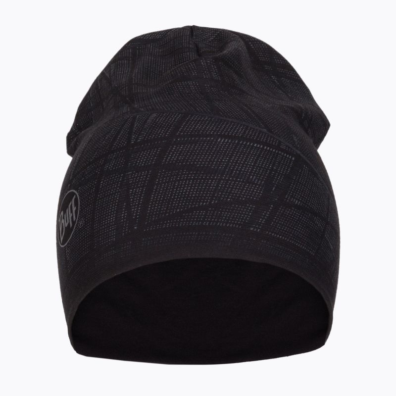 BUFF Cappello invernale in microfibra reversibile in brace nero 2