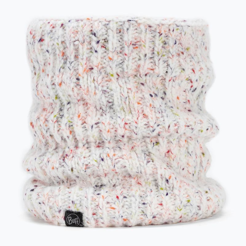 BUFF Passamontagna in maglia e pile Kim bianco