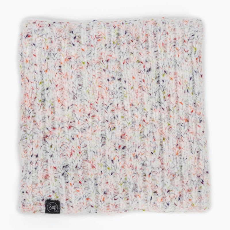 BUFF Passamontagna in maglia e pile Kim bianco 2